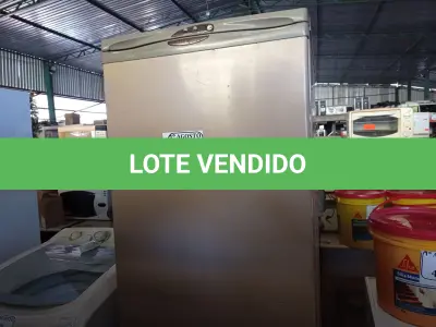 LOTE 447 - 01 FREEZER VERTICAL ELECTROLUX (NO ESTADO) ATENÇÃO! FAZER A VISITAÇÃO ANTES DE ARREMATAR, NÃO SABEMOS SE FUNCIONA. LEILÃO NÃO TEM GARANTIA E NEM DEVOLUÇÃO, SUJEITO A POSSÍVEIS AVARIAS VISÍVEIS/OCULTAS E/OU AUSÊNCIA DE COMPONENTES.