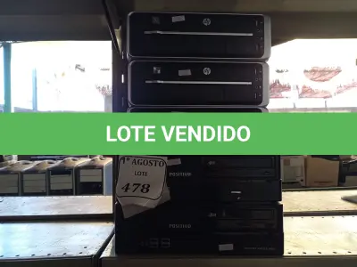 LOTE 478 - 05 CPU COM AVARIAS. (NO ESTADO) ATENÇÃO! FAZER A VISITAÇÃO ANTES DE ARREMATAR, NÃO SABEMOS SE FUNCIONA. LEILÃO NÃO TEM GARANTIA E NEM DEVOLUÇÃO, SUJEITO A POSSÍVEIS AVARIAS VISÍVEIS/OCULTAS E/OU AUSÊNCIA DE COMPONENTES.