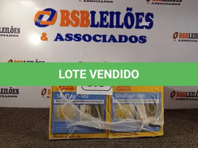 LOTE 393 - 04 CAIXA SIKA TOP 100 REVESTIMENTO IMPERMEABILIZANTE SEMI-FLEXIVEL 4KG. (NO ESTADO) ATENÇÃO! FAZER A VISITAÇÃO ANTES DE ARREMATAR, NÃO SABEMOS SE FUNCIONA. LEILÃO NÃO TEM GARANTIA E NEM DEVOLUÇÃO, SUJEITO A POSSÍVEIS AVARIAS VISÍVEIS/OCULTAS E/OU AUSÊNCIA DE COMPONENTES.