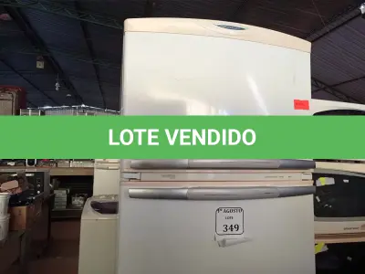 LOTE 349 - 01 GELADEIRA BRASTEMP SUPER FREEZER 470 220VOLTS. (NO ESTADO) ATENÇÃO! FAZER A VISITAÇÃO ANTES DE ARREMATAR, NÃO SABEMOS SE FUNCIONA. LEILÃO NÃO TEM GARANTIA E NEM DEVOLUÇÃO, SUJEITO A POSSÍVEIS AVARIAS VISÍVEIS/OCULTAS E/OU AUSÊNCIA DE COMPONENTES.
