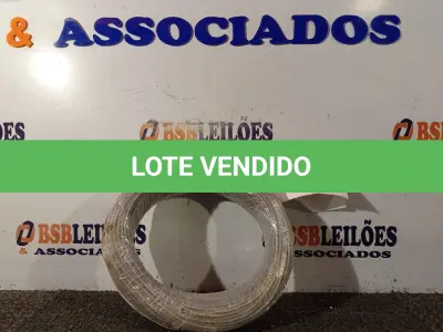 LOTE 310 - 01 ROLO DE CABO FLEXÍVEL 450/750VOLTS 1X2,50MM NA COR CINZA. (NO ESTADO) ATENÇÃO! FAZER A VISITAÇÃO ANTES DE ARREMATAR, NÃO SABEMOS SE FUNCIONA. LEILÃO NÃO TEM GARANTIA E NEM DEVOLUÇÃO, SUJEITO A POSSÍVEIS AVARIAS VISÍVEIS/OCULTAS E/OU AUSÊNCIA DE COMPONENTES.