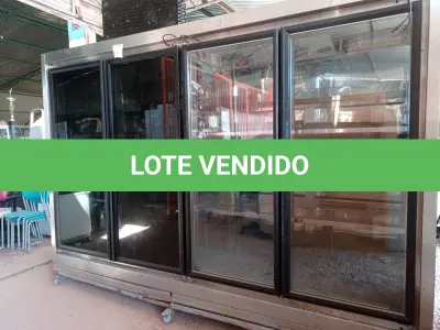 LOTE 532 - 01 REFRIGERADOR EM INOX COM 04 PORTAS. (NO ESTADO) ATENÇÃO! FAZER A VISITAÇÃO ANTES DE ARREMATAR, NÃO SABEMOS SE FUNCIONA. LEILÃO NÃO TEM GARANTIA E NEM DEVOLUÇÃO, SUJEITO A POSSÍVEIS AVARIAS VISÍVEIS/OCULTAS E/OU AUSÊNCIA DE COMPONENTES.