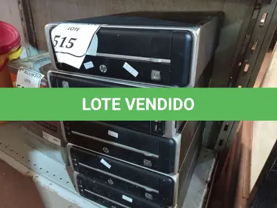LOTE 515 - 05 CPUS COM AVARIAS. (NO ESTADO) ATENÇÃO! FAZER A VISITAÇÃO ANTES DE ARREMATAR, NÃO SABEMOS SE FUNCIONA. LEILÃO NÃO TEM GARANTIA E NEM DEVOLUÇÃO, SUJEITO A POSSÍVEIS AVARIAS VISÍVEIS/OCULTAS E/OU AUSÊNCIA DE COMPONENTES.