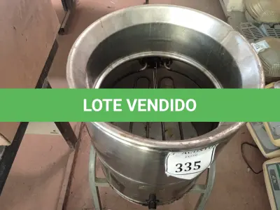 LOTE 335 - 01 FRITADEIRA INDUSTRIAL ÁGUA E ÓLEO. (NO ESTADO) ATENÇÃO! FAZER A VISITAÇÃO ANTES DE ARREMATAR, NÃO SABEMOS SE FUNCIONA. LEILÃO NÃO TEM GARANTIA E NEM DEVOLUÇÃO, SUJEITO A POSSÍVEIS AVARIAS VISÍVEIS/OCULTAS E/OU AUSÊNCIA DE COMPONENTES.