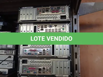 LOTE 468 - 05 CPUS COM AVARIAS. (NO ESTADO) ATENÇÃO! FAZER A VISITAÇÃO ANTES DE ARREMATAR, NÃO SABEMOS SE FUNCIONA. LEILÃO NÃO TEM GARANTIA E NEM DEVOLUÇÃO, SUJEITO A POSSÍVEIS AVARIAS VISÍVEIS/OCULTAS E/OU AUSÊNCIA DE COMPONENTES.