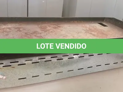LOTE 419 - 01 CHAPA A GÁS VENÂNCIO. (NO ESTADO) ATENÇÃO! FAZER A VISITAÇÃO ANTES DE ARREMATAR, NÃO SABEMOS SE FUNCIONA. LEILÃO NÃO TEM GARANTIA E NEM DEVOLUÇÃO, SUJEITO A POSSÍVEIS AVARIAS VISÍVEIS/OCULTAS E/OU AUSÊNCIA DE COMPONENTES.