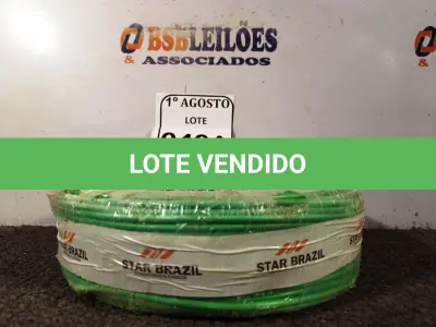 LOTE 040 - 01 ROLO DE CABO FLEXÍVEL 450/750VOLTS 1X4,00MM NA COR VERDE. (NO ESTADO) ATENÇÃO! FAZER A VISITAÇÃO ANTES DE ARREMATAR, NÃO SABEMOS SE FUNCIONA. LEILÃO NÃO TEM GARANTIA E NEM DEVOLUÇÃO, SUJEITO A POSSÍVEIS AVARIAS VISÍVEIS/OCULTAS E/OU AUSÊNCIA DE COMPONENTES.
