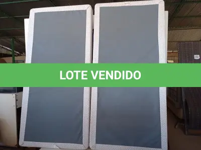 LOTE 278 - 02 BASES DE SOLTEIRO (TWIN BOXES). (NO ESTADO EM QUE SE ENCONTRA. SUJEITO A AVARIAS OCULTAS/VISÍVEIS.)0000094