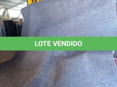LOTE 270 - 01 CARPETE CINZA E AZUL (RUG) SEM TAG (NO ESTADO EM QUE SE ENCONTRA. SUJEITO A AVARIAS OCULTAS/VISÍVEIS.) SEM TAG