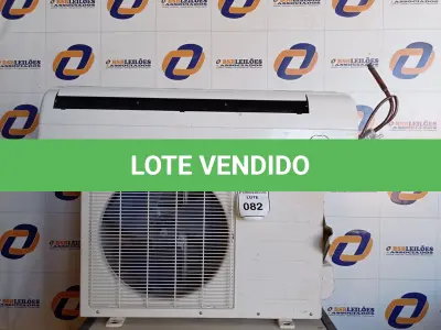 LOTE 082 - 01 AR-CONDICIONADO SPRINGER 12000BTUS SEM CONTROLE (AIR CONDITIONER). (NO ESTADO EM QUE SE ENCONTRA. SUJEITO A AVARIAS OCULTAS/VISÍVEIS.) AV9332H