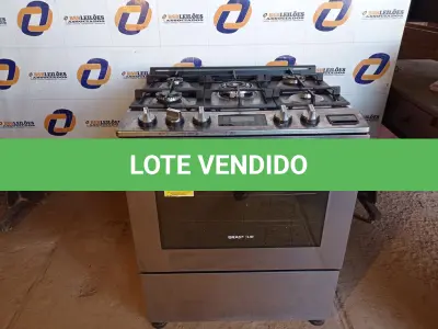 LOTE 205 - 01 FOGÃO BRASTEMP 5 BOCAS 220VOLTS COM AVARIAS (RANGE). (NO ESTADO EM QUE SE ENCONTRA. SUJEITO A AVARIAS OCULTAS/VISÍVEIS.) BH1557C