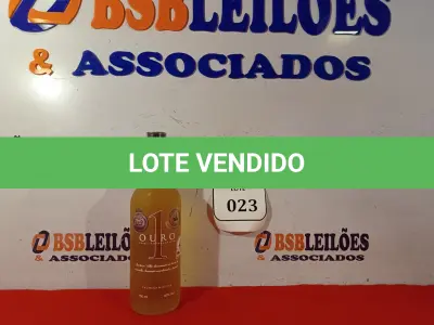 LOTE 023 - 01 GARRAFA DE CACHAÇA OURO 1 750ML. (NO ESTADO EM QUE SE ENCONTRA) ATENÇÃO! FAZER A VISITAÇÃO ANTES DE ARREMATAR, NÃO SABEMOS SE FUNCIONA. LEILÃO NÃO TEM GARANTIA E NEM DEVOLUÇÃO, SUJEITO A POSSÍVEIS AVARIAS VISÍVEIS/OCULTAS E/OU AUSÊNCIA DE COMPONENTES.  