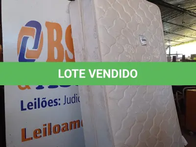 LOTE 060 - 01 COLCHÃO DE SOLTEIRO COM BASE (TWIN BED (MATTRESS+BOX). (NO ESTADO EM QUE SE ENCONTRA. SUJEITO A AVARIAS OCULTAS/VISÍVEIS.) AV9940B - BF8506C