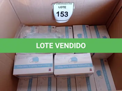 LOTE 153 - 01 CAIXA COM MÁSCARAS HOSPITALARES (BOXES WITH MISCELANEOUS). (NO ESTADO EM QUE SE ENCONTRA. SUJEITO A AVARIAS OCULTAS/VISÍVEIS.) 0000086
