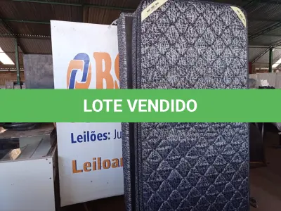 LOTE 268 - 01 COLCHÃO DE SOLTEIRO COM BASE (TWIN BED (MATTRESS+BOX). (NO ESTADO EM QUE SE ENCONTRA. SUJEITO A AVARIAS OCULTAS/VISÍVEIS.) AU2472C BASE SEM TAG