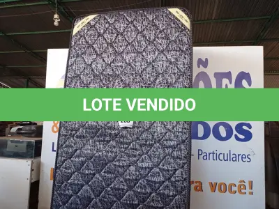 LOTE 268 - 01 COLCHÃO DE SOLTEIRO COM BASE (TWIN BED (MATTRESS+BOX). (NO ESTADO EM QUE SE ENCONTRA. SUJEITO A AVARIAS OCULTAS/VISÍVEIS.) AU2472C BASE SEM TAG