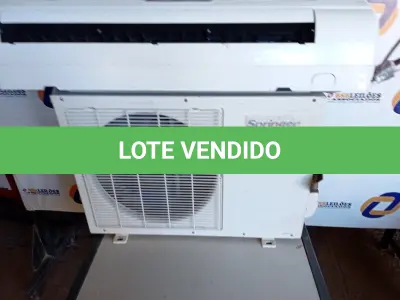 LOTE 082 - 01 AR-CONDICIONADO SPRINGER 12000BTUS SEM CONTROLE (AIR CONDITIONER). (NO ESTADO EM QUE SE ENCONTRA. SUJEITO A AVARIAS OCULTAS/VISÍVEIS.) AV9332H