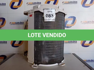 LOTE 083 - 01 CONDENSADORA DE AR (CONDENSATORS). (NO ESTADO EM QUE SE ENCONTRA. SUJEITO A AVARIAS OCULTAS/VISÍVEIS.) 0000092