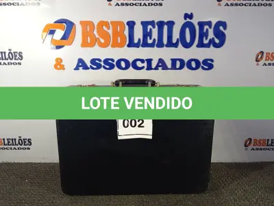 LOTE 002 - 01 MALETA PASTA EXECUTIVA C/SENHA. (BRIEFCASE) (NO ESTADO EM QUE SE ENCONTRA. SUJEITO A AVARIASOCULTAS/VISÍVEIS.)0000085