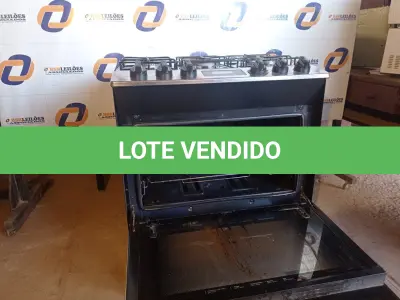 LOTE 215 - 01 FOGÃO BRASTEMP 220VOLTS (RANGE). (NO ESTADO EM QUE SE ENCONTRA. SUJEITO A AVARIAS OCULTAS/VISÍVEIS.) BH1529K