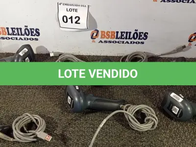 LOTE 012 - 06 LEITORES DE CÓDIGO DE BARRAS. (NO ESTADO EM QUE SE ENCONTRA. SUJEITO A AVARIAS OCULTAS/VISÍVEIS.) AV9607D, AV9706A, AV9706N, AV9705V, AV9705N E AV9705R,
