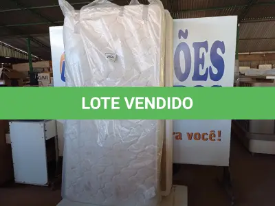 LOTE 294 - 01 COLCHÃO DE SOLTEIRO COM BASE (TWIN BED (MATTRESS+BOX). (NO ESTADO EM QUE SE ENCONTRA. SUJEITO A AVARIAS OCULTAS/VISÍVEIS.) AV9625U - BJ7373T