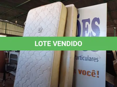 LOTE 100 - 01 COLCHÃO DE SOLTEIRO COM BASE (TWIN BED (MATTRESS+BOX). (NO ESTADO EM QUE SE ENCONTRA. SUJEITO A AVARIAS OCULTAS/VISÍVEIS) BF8528B - BH1497X.