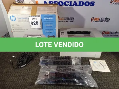 LOTE 028 - 01 IMPRESSORA LASER JET M106W MARCA HP. (NO ESTADO EM QUE SE ENCONTRA. SUJEITO A AVARIAS OCULTAS/VISÍVEIS.) BRBSL3ZLMJ