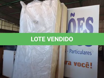 LOTE 294 - 01 COLCHÃO DE SOLTEIRO COM BASE (TWIN BED (MATTRESS+BOX). (NO ESTADO EM QUE SE ENCONTRA. SUJEITO A AVARIAS OCULTAS/VISÍVEIS.) AV9625U - BJ7373T