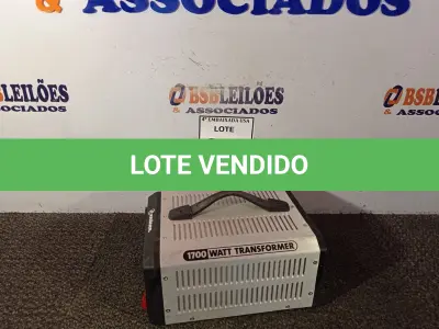LOTE 289 - 01 TRANSFORMADOR ULT1700, 20A(120V) /10A (230V) COM CABO MARCA KRIEGER (TRANSFORMERS). (NO ESTADO EM QUE SE ENCONTRA. SUJEITO A AVARIAS OCULTAS/VISÍVEIS.)0000089