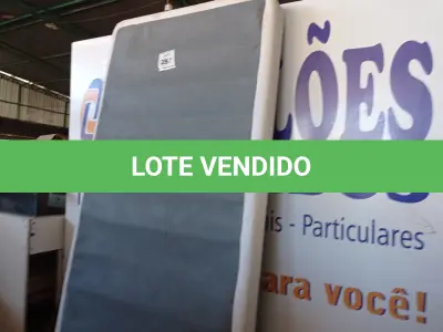LOTE 287 - 01 BASE DE SOLTEIRO (BOX). (NO ESTADO EM QUE SE ENCONTRA. SUJEITO A AVARIAS OCULTAS/VISÍVEIS.) SEM TAG.