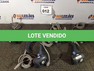 LOTE 012 - 06 LEITORES DE CÓDIGO DE BARRAS. (NO ESTADO EM QUE SE ENCONTRA. SUJEITO A AVARIAS OCULTAS/VISÍVEIS.) AV9607D, AV9706A, AV9706N, AV9705V, AV9705N E AV9705R,