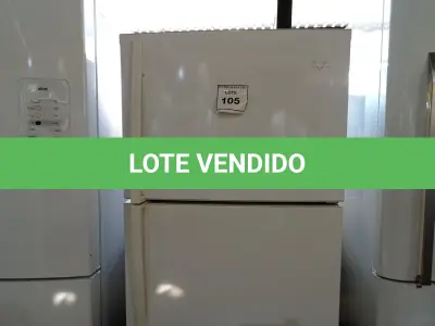 LOTE 105 - 01 GELADEIRA WHIRLPOOL WRT359SFYWOO115V (REFRIGERATOR). (NO ESTADO EM QUE SE ENCONTRA. SUJEITO A AVARIAS OCULTAS/VISÍVEIS.) AV9980K