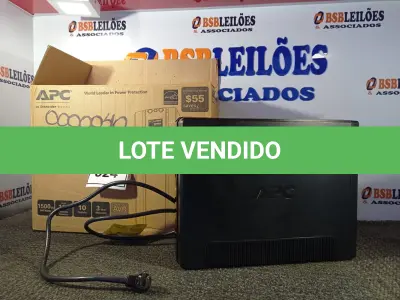 LOTE 024 - 01 NOBREAK APC 110/110 DE 1500VA. UP BATTERIE. (NO ESTADO EM QUE SE ENCONTRA. SUJEITO A AVARIAS OCULTAS/VISÍVEIS.)0000040