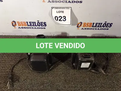 LOTE 023 - 02 ALTO TRANSFORMADORES ENTRADA 220 E SAÍDA DE 127 POTÊNCIA DE 2000VA TRANSFORMERS. (NO ESTADO EM QUE SE ENCONTRA. SUJEITO A AVARIAS OCULTAS/VISÍVEIS.)0000089