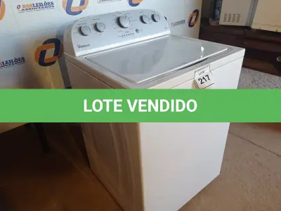 LOTE 217 - 01 MÁQUINA DE LAVAR ROUPAS WHIRLPOOL 115VOLTS (WASHER). (NO ESTADO EM QUE SE ENCONTRA. SUJEITO A AVARIAS OCULTAS/VISÍVEIS.) AV9949T