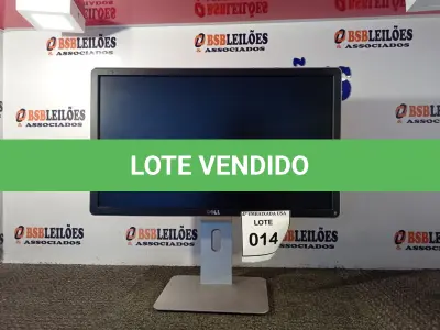LOTE 014 - 01 MONITOR 22’’ MARCA DELL. (NO ESTADO EM QUE SE ENCONTRA. SUJEITO A AVARIAS OCULTAS/VISÍVEIS.) S/N54N-00RS.
