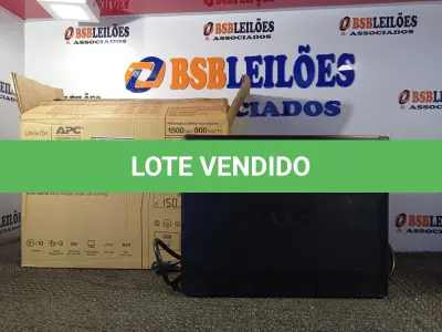 LOTE 026 - 01 NOBREAK APC 110/110 DE 1500VA UP BATTERIE. DRYER. (NO ESTADO EM QUE SE ENCONTRA. SUJEITO A AVARIAS OCULTAS/VISÍVEIS.)0000040