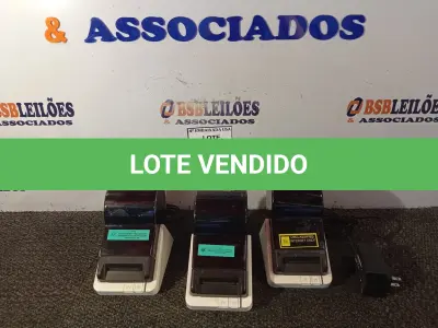 LOTE 296 - 03 IMPRESSORAS TÉRMICAS SENDO 2 COM FONTES (THERMAL PRINTER). (NO ESTADO EM QUE SE ENCONTRA. SUJEITO A AVARIAS OCULTAS/VISÍVEIS.) 0000044