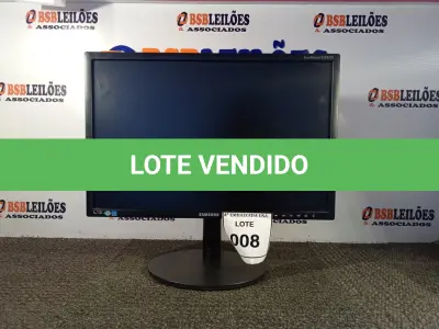 LOTE 008 - 01 MONITOR 22’’ MARCA SAMSUNG. (NO ESTADO EM QUE SE ENCONTRA. SUJEITO A AVARIAS OCULTAS/VISÍVEIS.) Z6LBHCLG7030754