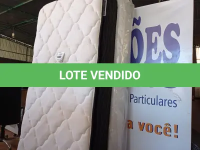 LOTE 040 - 01 COLCHÃO DE SOLTEIRO COM BASE (TWIN BED. (MATTRESS+BOX). (NO ESTADO EM QUE SE ENCONTRA. SUJEITO A AVARIAS OCULTAS/VISÍVEIS.) AU1872Y, BF8611G