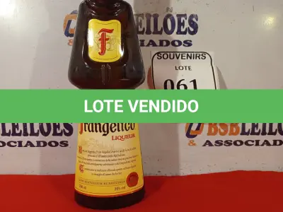 LOTE 061 - 01 LICOR FRANGELICO LIQUEUR 700ML. (NO ESTADO EM QUE SE ENCONTRA) ATENÇÃO! FAZER A VISITAÇÃO ANTES DE ARREMATAR, NÃO SABEMOS SE FUNCIONA. LEILÃO NÃO TEM GARANTIA E NEM DEVOLUÇÃO, SUJEITO A POSSÍVEIS AVARIAS VISÍVEIS/OCULTAS E/OU AUSÊNCIA DE COMPONENTES.  