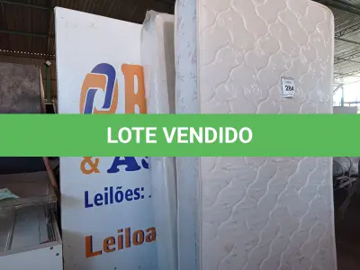 LOTE 284 - 01 COLCHÃO DE SOLTEIRO COM BASE (TWIN BED (MATTRESS+BOX). (NO ESTADO EM QUE SE ENCONTRA. SUJEITO A AVARIAS OCULTAS/VISÍVEIS.) AV9897H - BH1499D