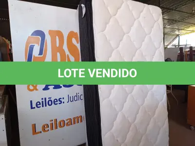 LOTE 040 - 01 COLCHÃO DE SOLTEIRO COM BASE (TWIN BED. (MATTRESS+BOX). (NO ESTADO EM QUE SE ENCONTRA. SUJEITO A AVARIAS OCULTAS/VISÍVEIS.) AU1872Y, BF8611G