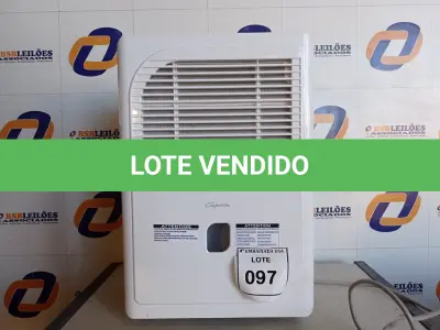 LOTE 097 - 01 DESUMIDIFICADOR DE AR MARCA CONFORT-AIRE 115V (DEHUMIDIFIER). (NO ESTADO EM QUE SE ENCONTRA. SUJEITO A AVARIAS OCULTAS/VISÍVEIS.) AU2140H
