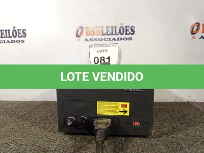 LOTE 081 - 01 TRANSFORMADOR ULT1700, 20A(120V) /10A (230V) COM CABO MARCA KRIEGER (TRANSFORMERS). (NO ESTADO EM QUE SE ENCONTRA. SUJEITO A AVARIAS OCULTAS/VISÍVEIS.)0000089