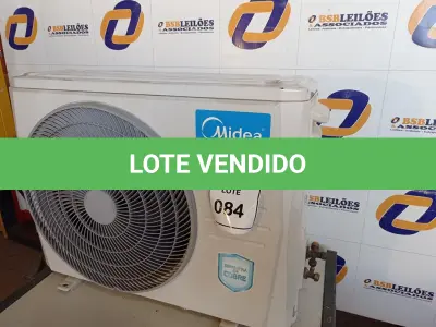 LOTE 084 - 01 CONDENSADORA DE AR MIDEA DE 12000BTUS. (CONDENSATORS).  (NO ESTADO EM QUE SE ENCONTRA. SUJEITO A AVARIAS OCULTAS/VISÍVEIS.)0000092