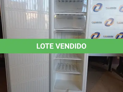 LOTE 015 - 01 FREEZER VERTICAL MARCA ELECTROLUX 127V. (NO ESTADO EM QUE SE ENCONTRA. SUJEITO A AVARIAS OCULTAS/VISÍVEIS.) AV9318G