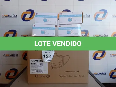 LOTE 153 - 01 CAIXA COM MÁSCARAS HOSPITALARES (BOXES WITH MISCELANEOUS). (NO ESTADO EM QUE SE ENCONTRA. SUJEITO A AVARIAS OCULTAS/VISÍVEIS.) 0000086