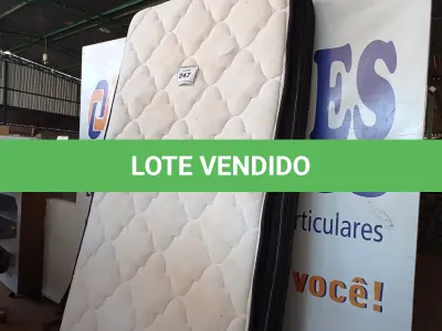 LOTE 247 - 01 COLCHÃO DE SOLTEIRO (TWIN MATTRESS). (NO ESTADO EM QUE SE ENCONTRA. SUJEITO A AVARIAS OCULTAS/VISÍVEIS.) BJ7389N